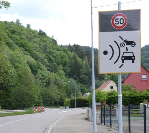 Policejní radar.