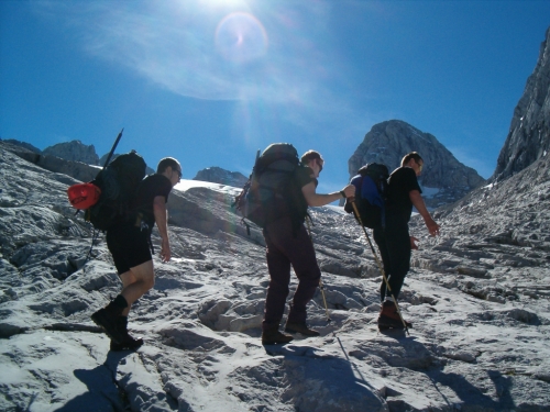 Dachstein ledovec.