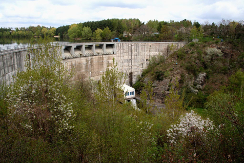 Přehrada Vrchlice.