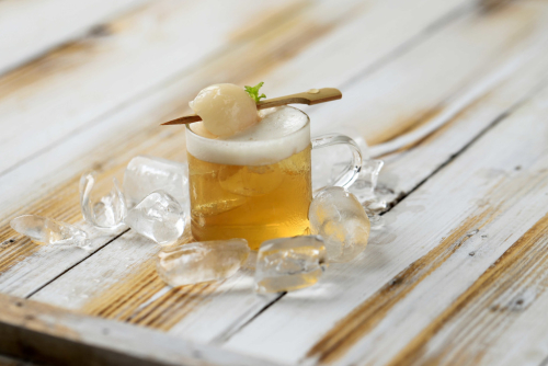 Limonáda s ledem.