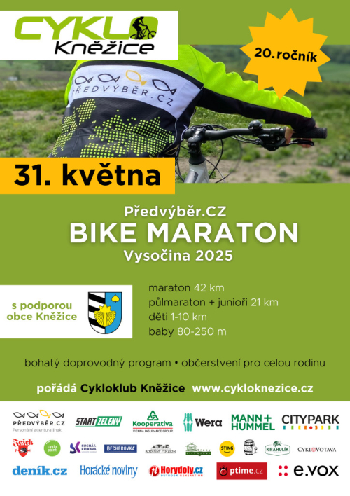 Bike maraton Vysočiny.