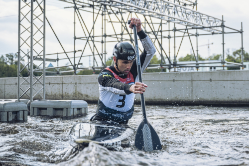 Vodní slalom, Trojský kanál, Praha.
