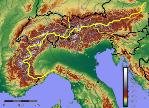 Alpy / Alps / Alpen.