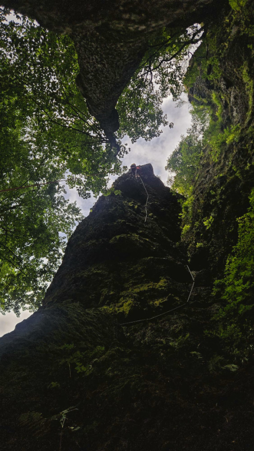 Slovensko, záchrana z via ferrata.