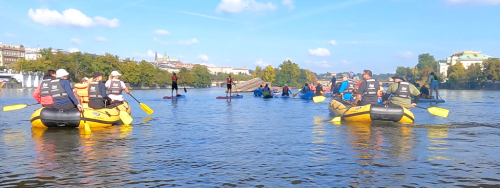 Přes 3 jezy napříč Prahou 2025.