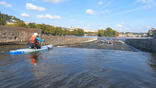 Přes 3 jezy napříč Prahou 2025.