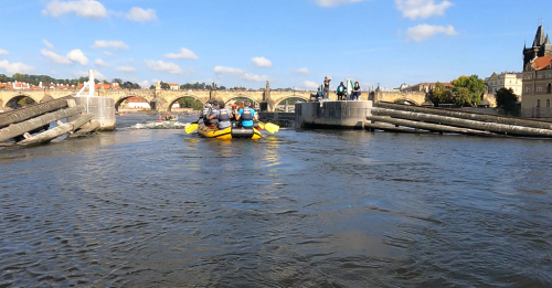 Přes 3 jezy napříč Prahou 2025.