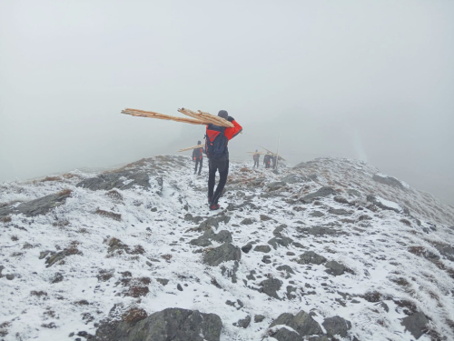 Nízke Tatry v zime.