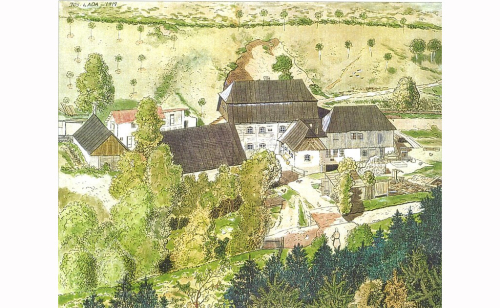 Podvicmanovský mlýn, Zábrdka.