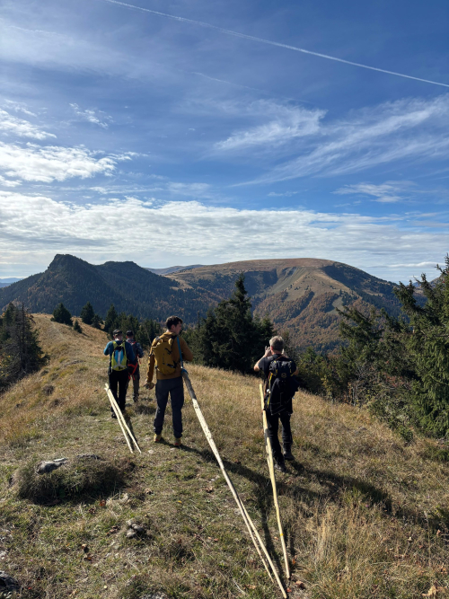 Veľká Fatra, tyčové značení.