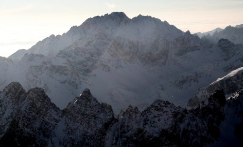 Vysoké Tatry. Gerlachovský štít (2656 m).