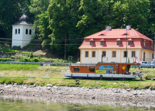 Vltava, Davle, kostelík svatého Kiliána.