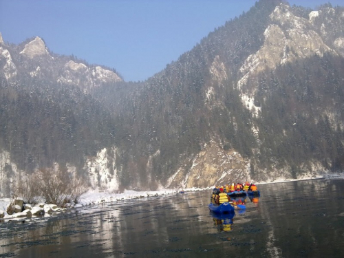 Dunajec, zimný splav 2012.