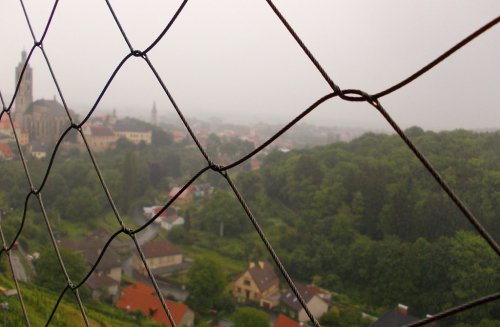 Kutná Hora. Výhled ze zvonice.