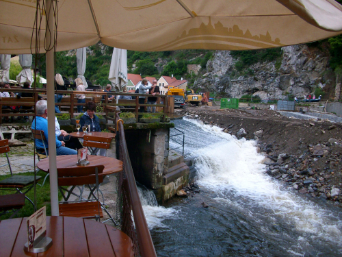 Vltava v Českém Krumlově.