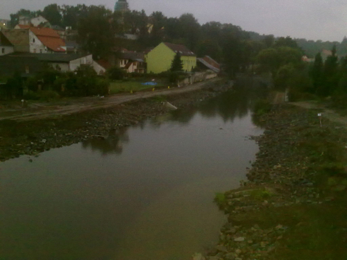 Vlašimská Blanice pod Blaníkem.